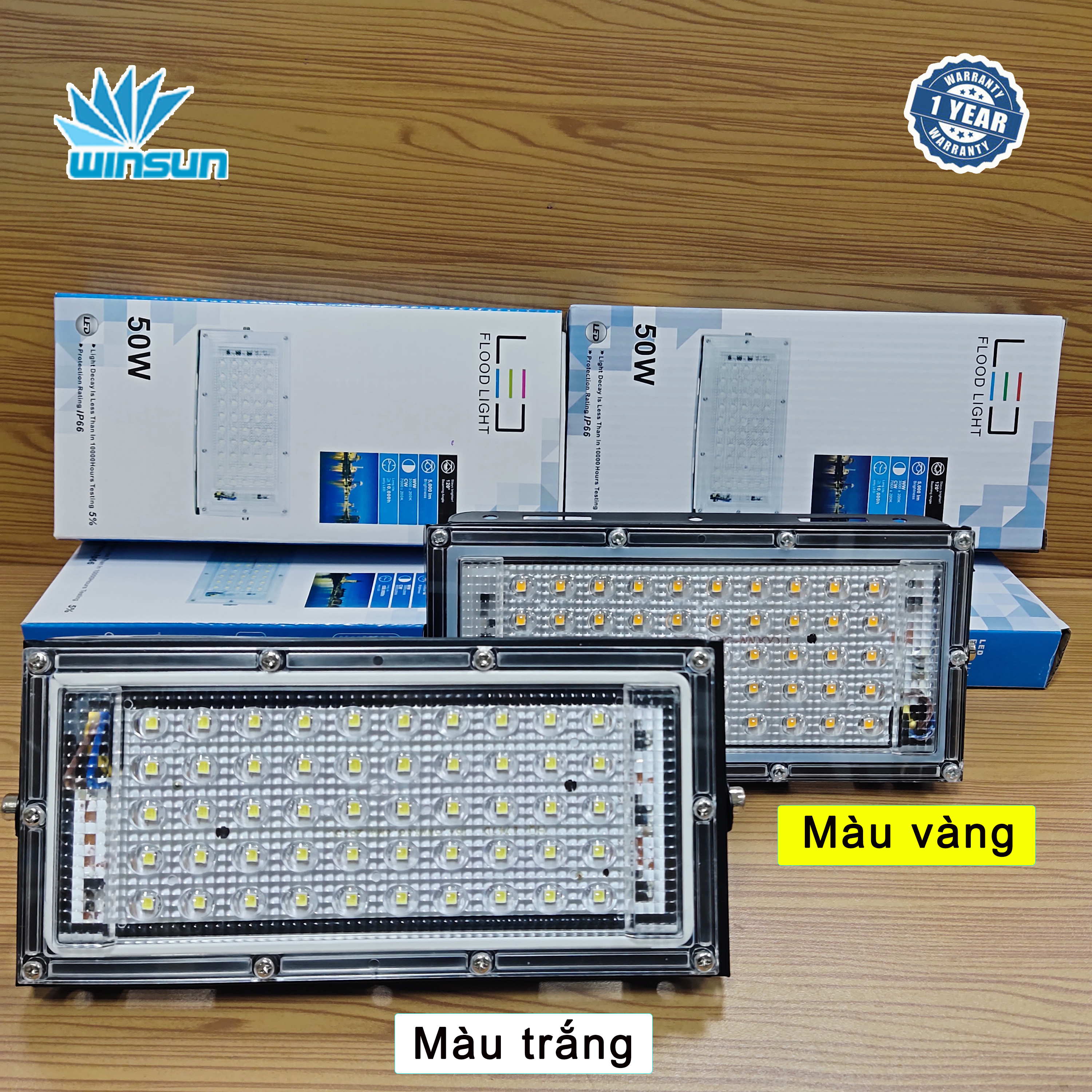 Đèn pha Led ngoài trời chống mưa 50W