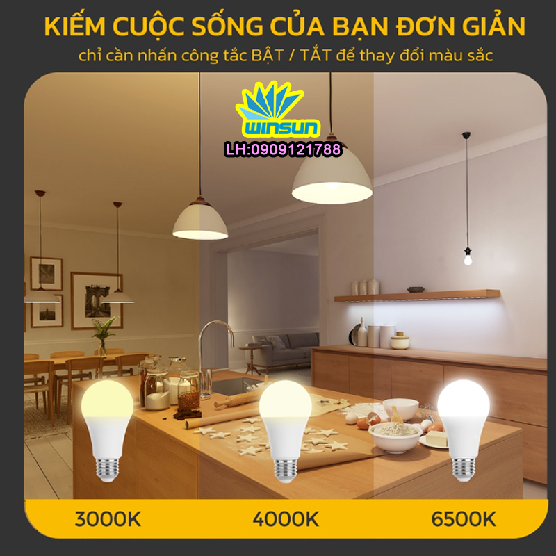 Đèn led  siêu sáng E27 18W Đèn tiết kiệm năng lượng 6500K Đèn bóng tròn