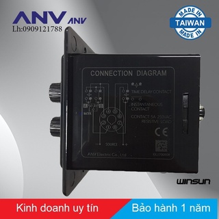 Timer đôi gắn mặt tủ ANV CTDV-YV AC240V Winsun