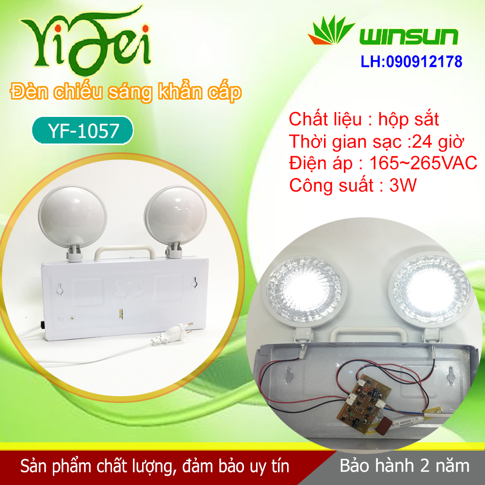 Đèn chiếu sáng khẩn cấp, đèn sự cố YiFei YF-1057 Winsun