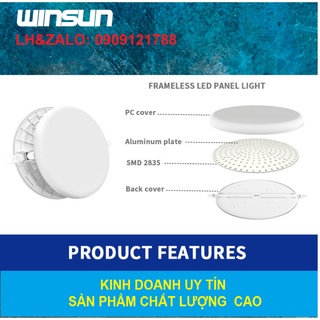 Đèn ốp nổi khoét lỗ tự do 18W Winsun