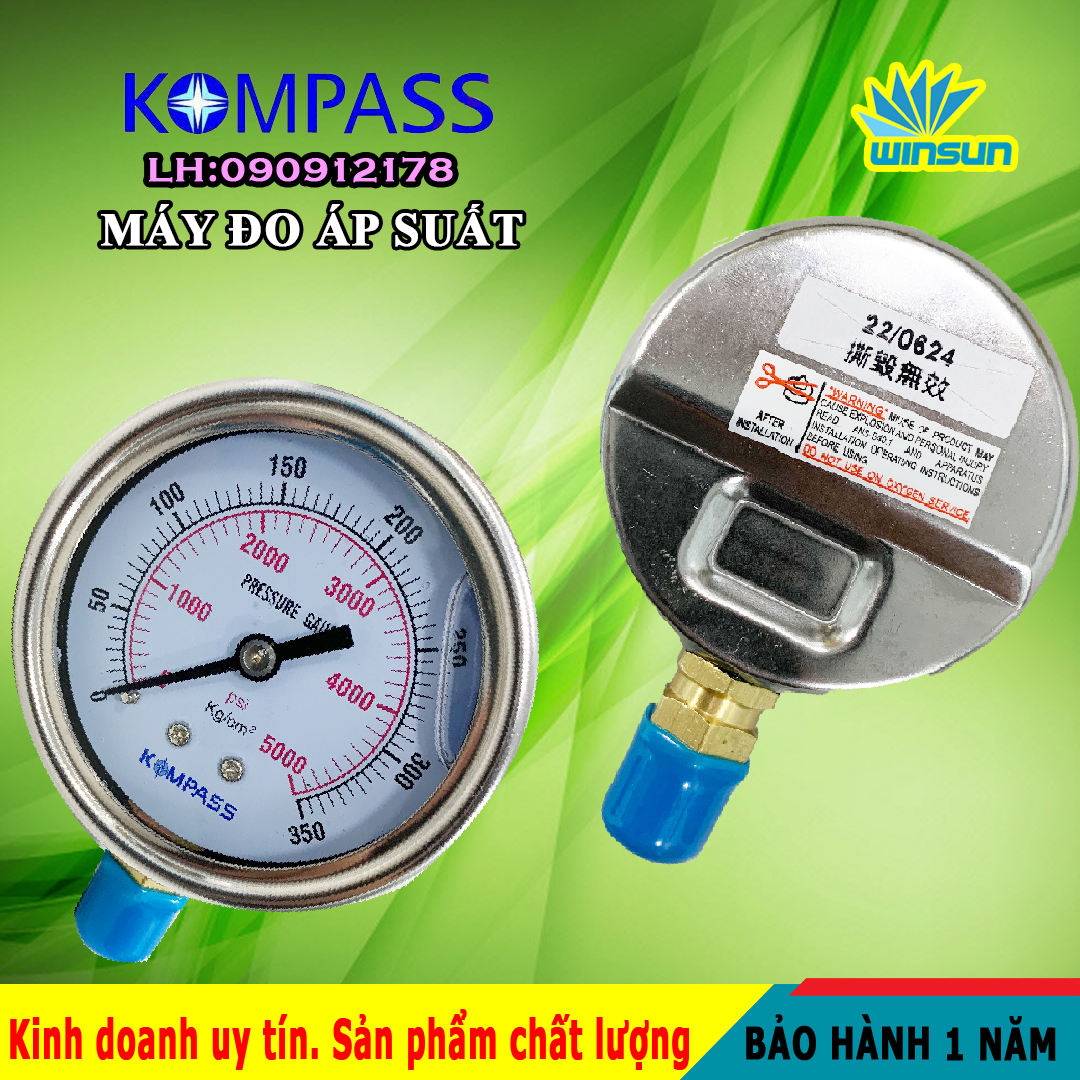 Kompass Máy đó áp suất Winsun