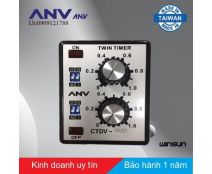 Timer đôi  ANV CTDV-NV 24~240 VAC/DC Winsun