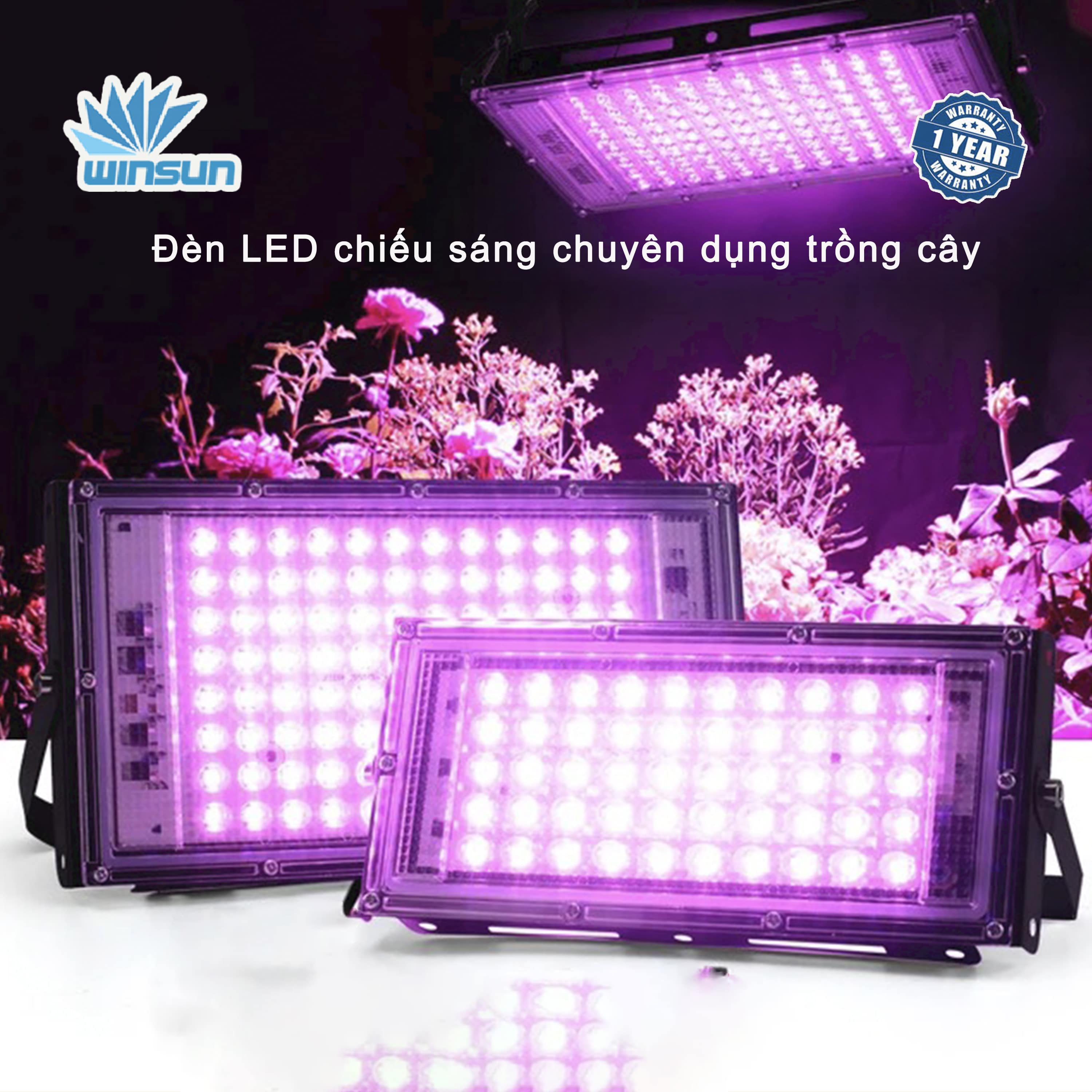 Đèn LED Chiếu Sáng Ngoài Trời chuyên dụng trồng cây 100W