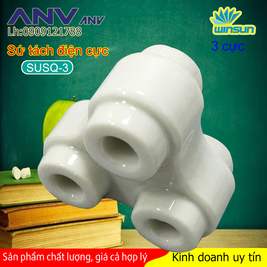 ANV Sứ tách điện ANV 3 cực SUSQ-3 Winsun