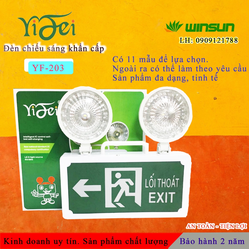 Đèn chiếu sáng khẩn cấp, đèn sự cố YiFei YF-203 Winsun