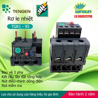 Rơ le nhiệt Tengen TGR1-95  Winsun