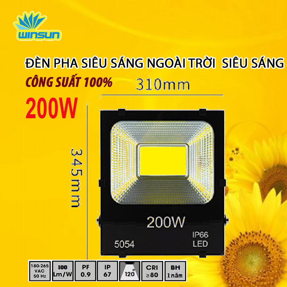 Đèn pha led ngoài trời COB 50w 100w 150w 200w