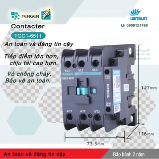 Khởi động từ Tengen TGC1-6511 65A Winsun