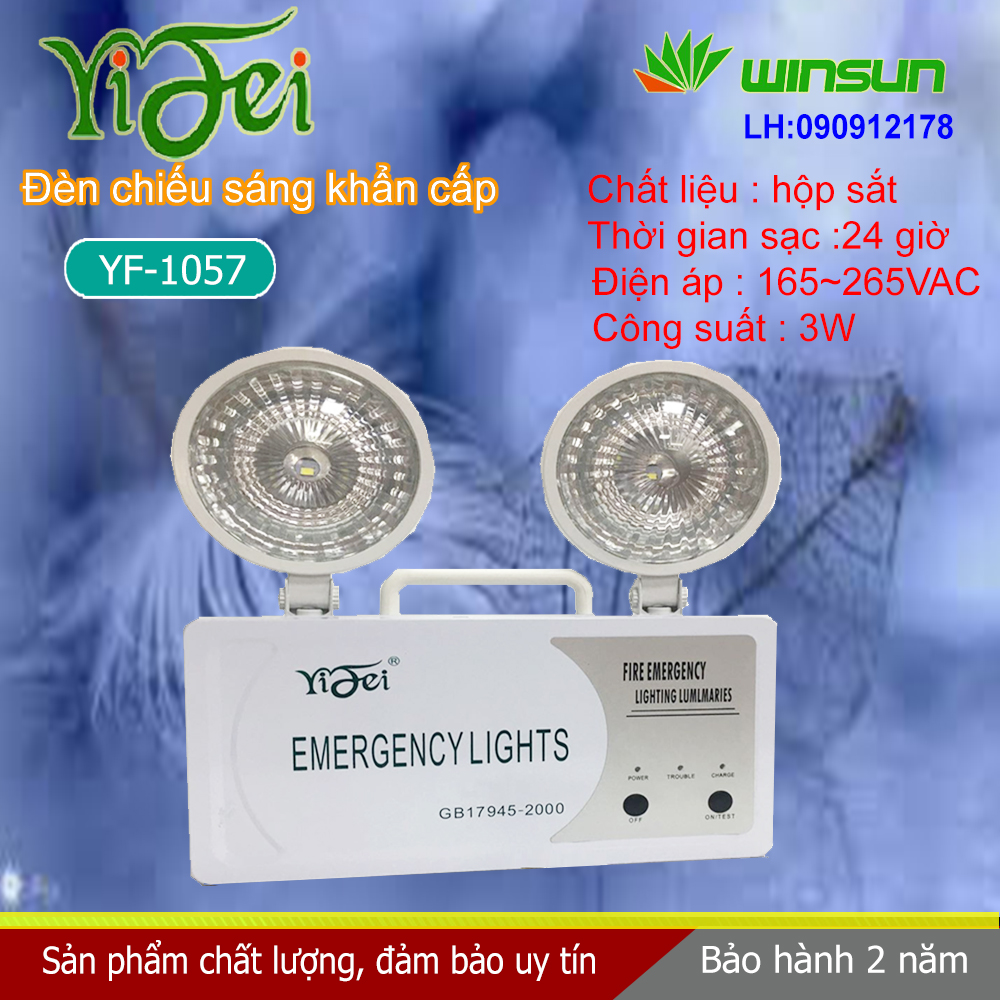 Đèn chiếu sáng khẩn cấp, đèn sự cố YiFei YF-1057 Winsun