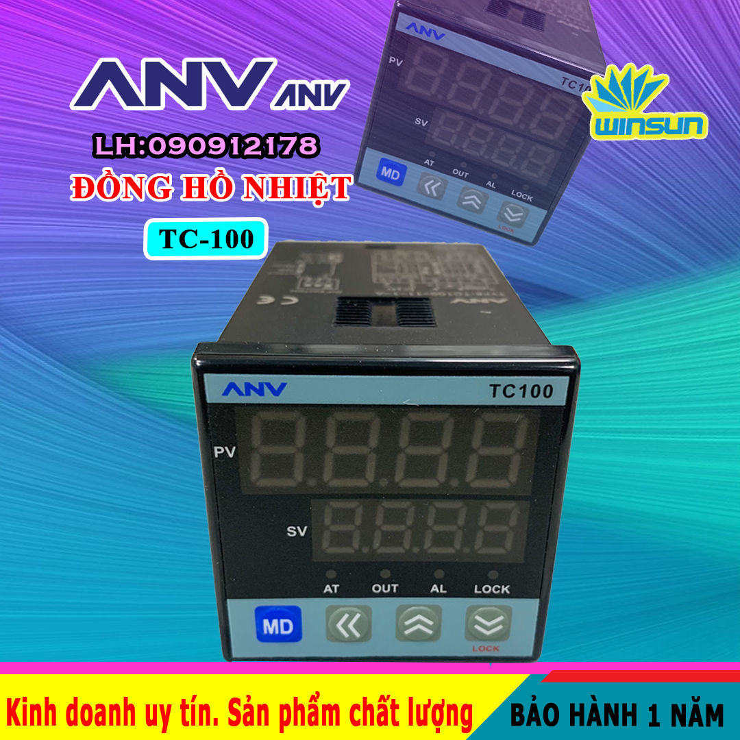 ANV Đồng hồ nhiệt độ TC-100 Winsun