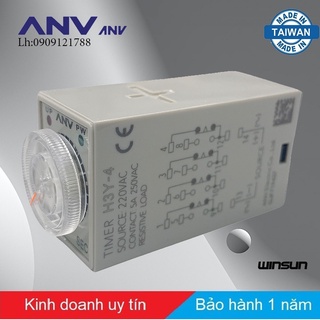 Timer thu nhỏ 10A ANV H3Y-2L Winsun