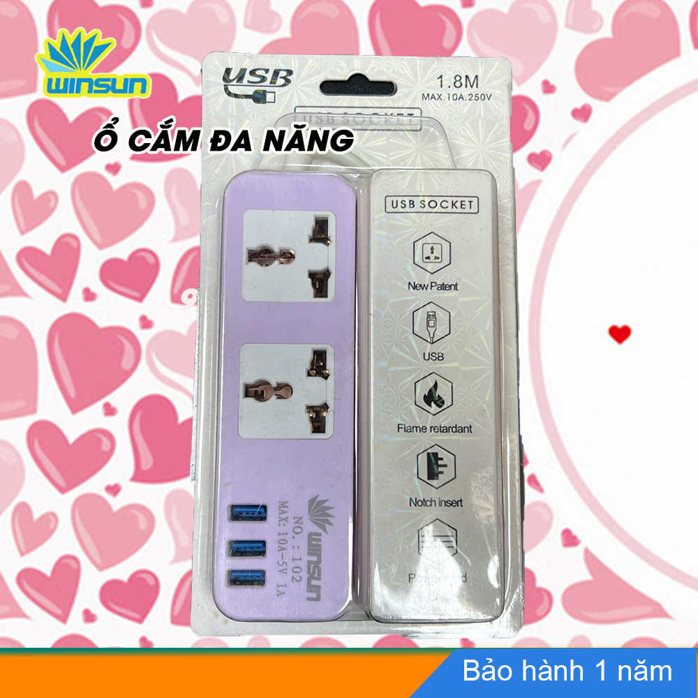 Ổ cắm điện đa năng, ổ cắm tích hợp USB