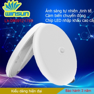 Đèn ốp trần cảm biến tròn 36W Winsun