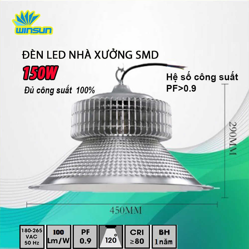 Đèn LED nhà xưởng CT-SMD 150W