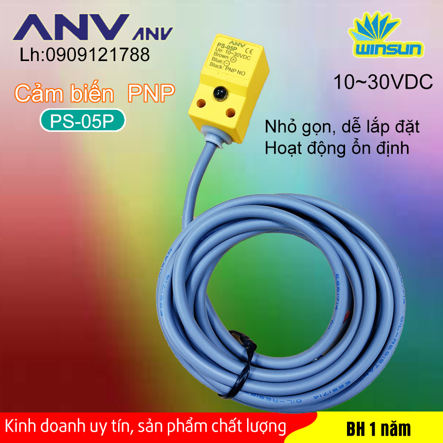 Cảm biến tiệm cận ANV PS-05P PNP