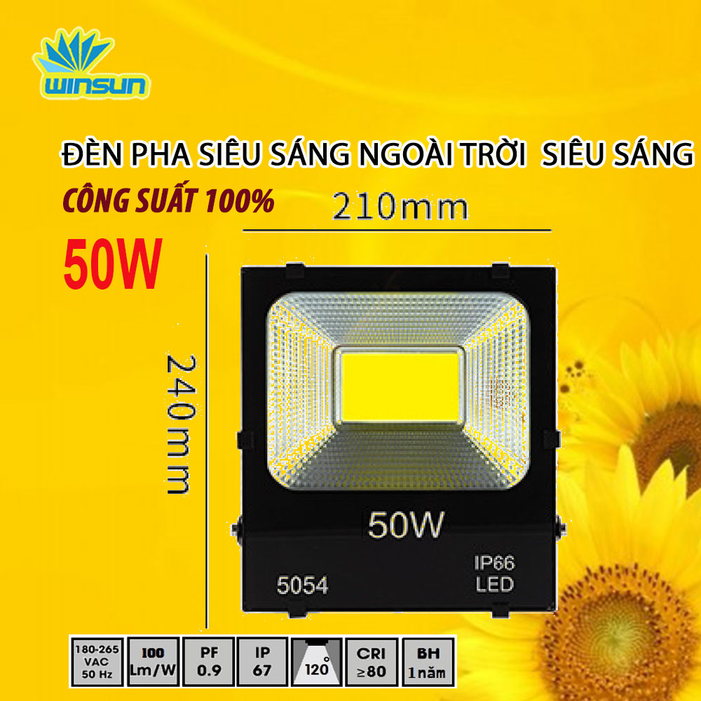 Đèn pha led ngoài trời COB 50w 100w 150w 200w