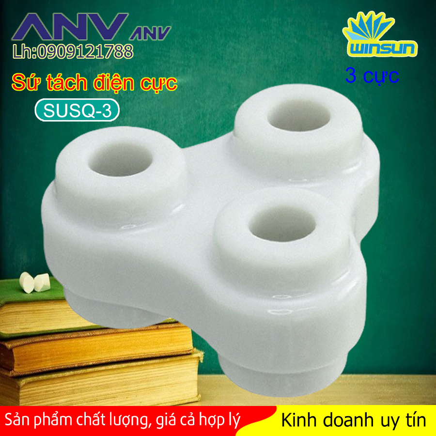 ANV Sứ tách điện ANV 3 cực SUSQ-3 Winsun