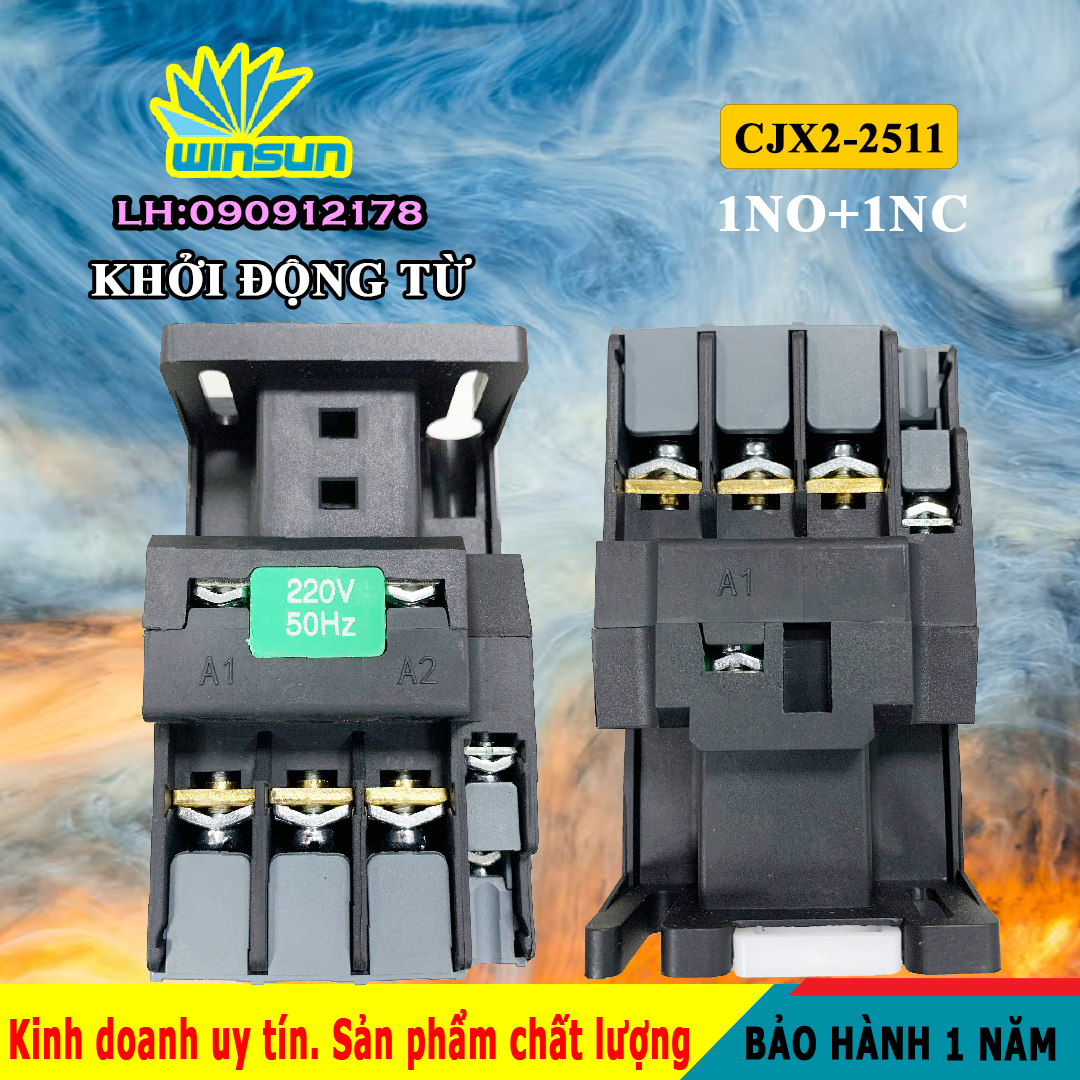 Khởi động từ, contactor CJX2-2511 Winsun