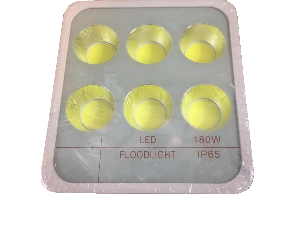 Đèn Pha Led Tụ Quang Vỏ Trắng 180W