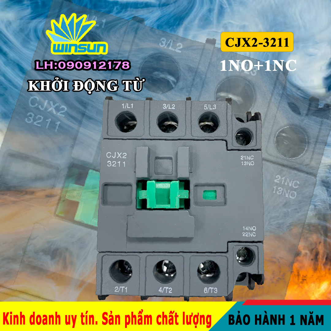 Khởi động từ, contactor CJX2-3211 Winsun