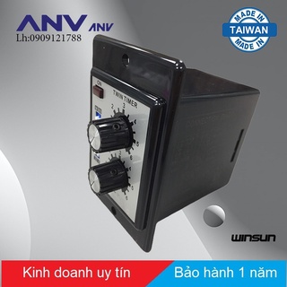 Timer đôi gắn mặt tủ ANV CTDV-YV AC240V Winsun