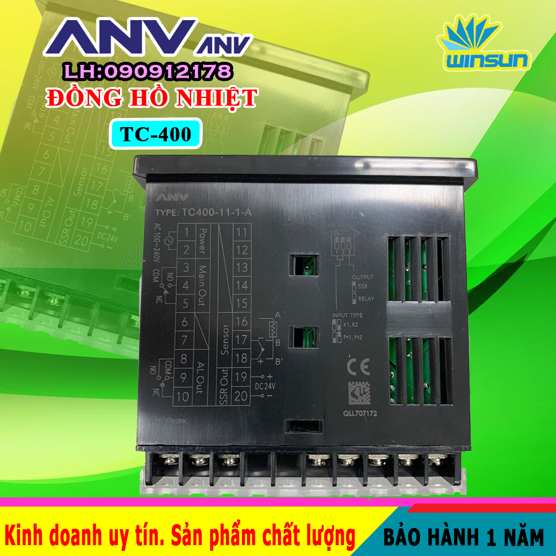 ANV Đồng hồ nhiệt độ TC-400 Winsun