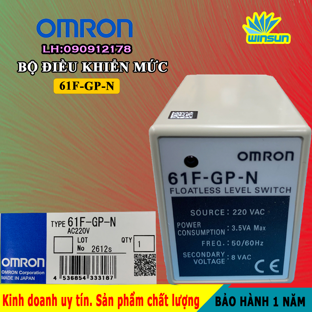 Omron Bộ điều khiển mực nước 61F-GP-N Winsun