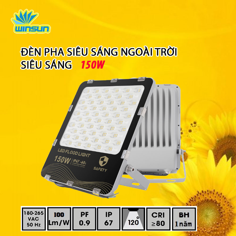 Đèn pha  siêu sáng ngoài trời HXC 200W