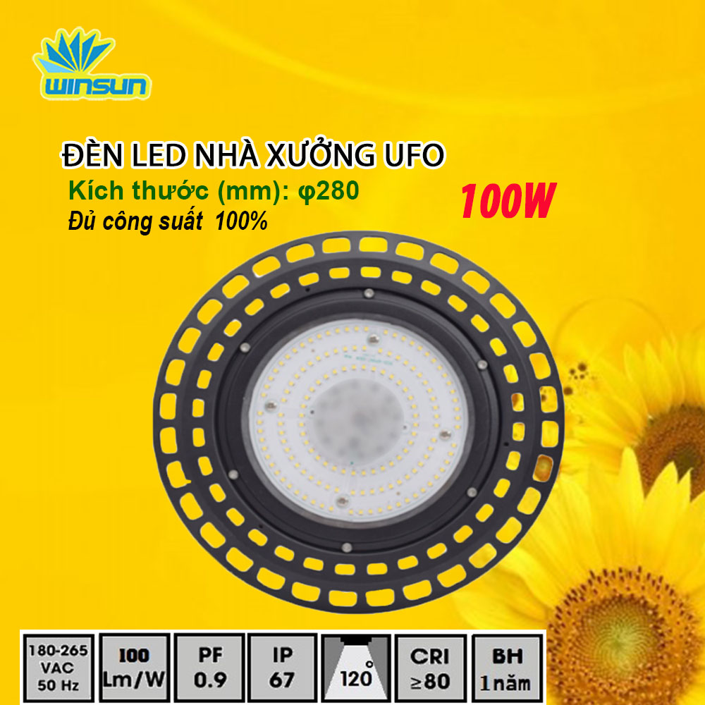 Đèn Led nhà xưởng UFO-006 100W