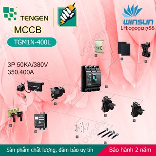 Aptomat Tengen MCCB TGM1N-400L 3 pha Winsun