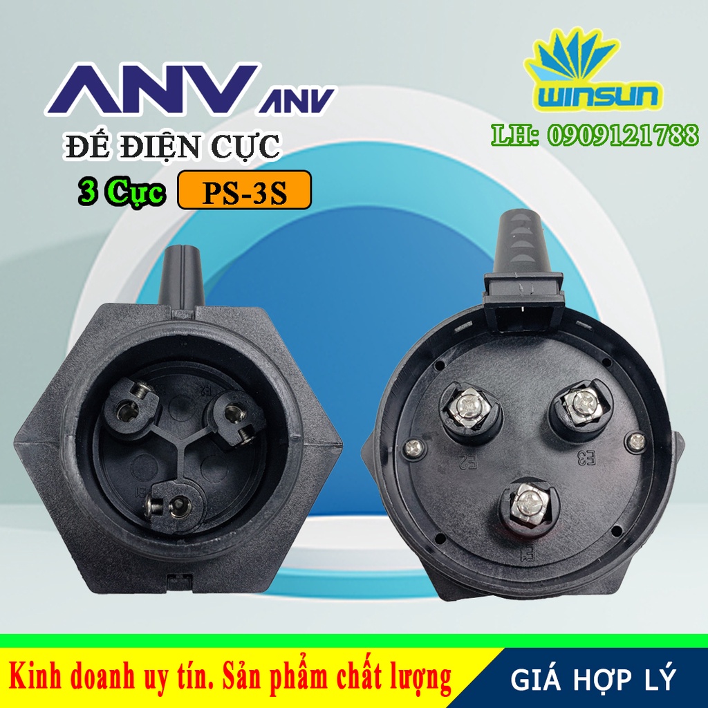 ANV Đế giữ điện cực ANV PS-3S (loại 3 cực) Winsun