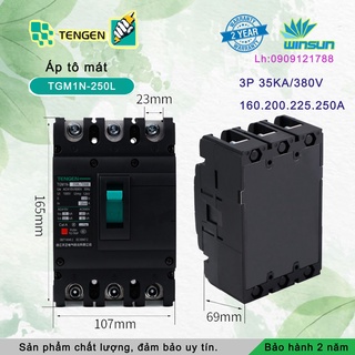 Aptomat Tengen MCCB TGM1N-250L 3 pha Winsun