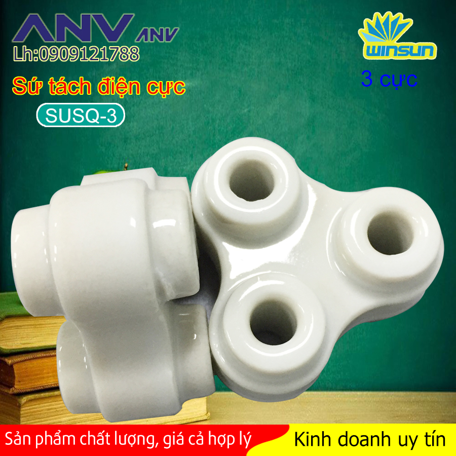 ANV Sứ tách điện ANV 3 cực SUSQ-3 Winsun