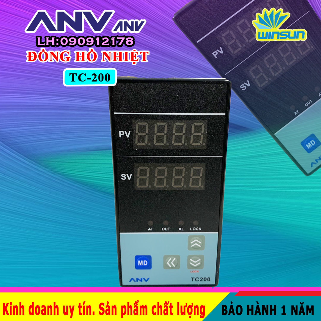 ANV Đồng hồ nhiệt độ TC-200 Winsun