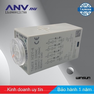 Timer thu nhỏ 5A ANV H3Y-4 Winsun