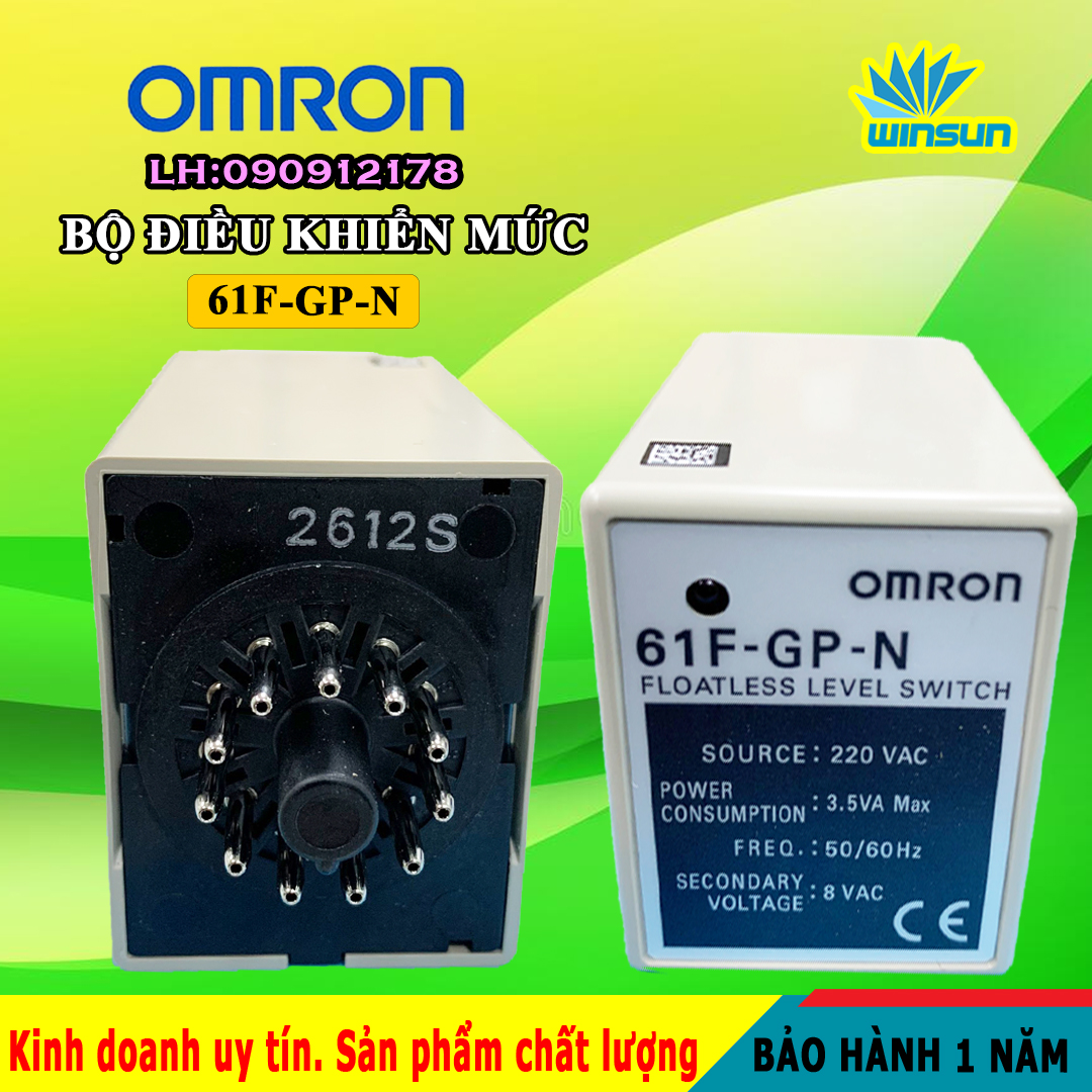 Omron Bộ điều khiển mực nước 61F-GP-N Winsun