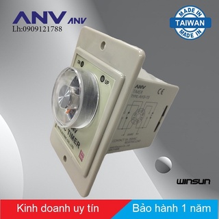 Timer đơn gắn mặt tủ ANV AH3- Y3 220VAC Winsun