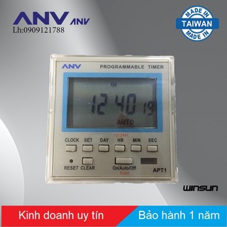 Timer tuần ANV APT1 100~240VAC Winsun