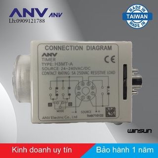 Timer 4 chế độ  ANV H3MT 24~240 VAC/DC Winsun