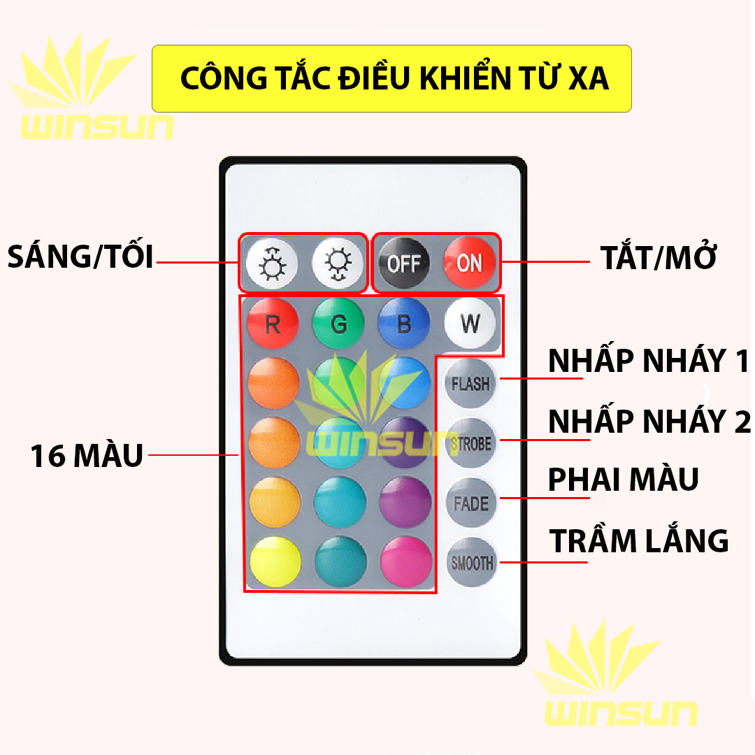 [ Tặng thêm remote] Đèn ngủ pha lê cảm ứng, đèn để bàn RGB có điều khiển 16 chế độ đèn hoa hồng Tây Ban Nha