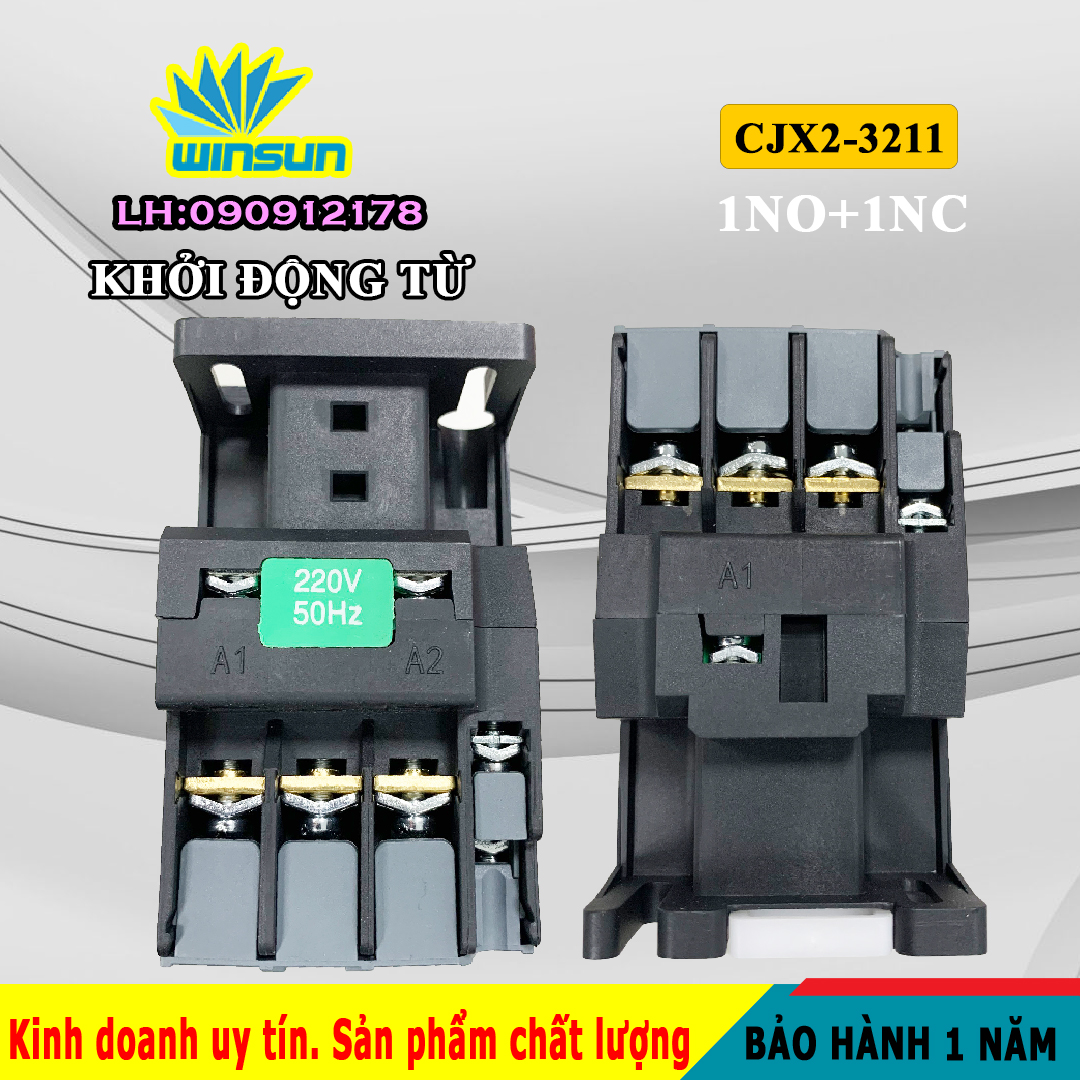 Khởi động từ, contactor CJX2-3211 Winsun