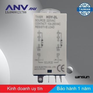 Timer thu nhỏ 10A ANV H3Y-2L Winsun