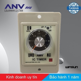 Timer 4 chế độ  mặt tủ  ANV H3MT-Y 24~240 VAC/DC Winsun