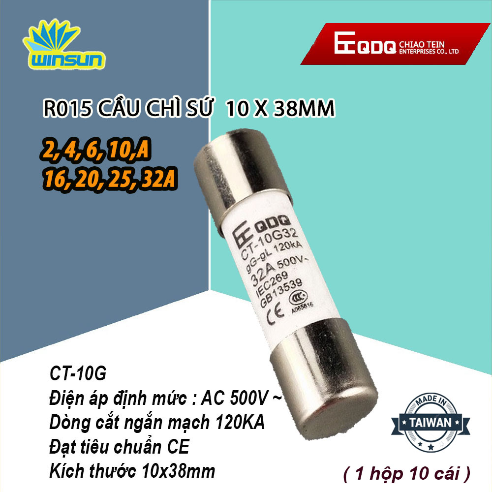 RO15 RUỘT CẦU CHÌ SỨ RT18 RT14 (1HỘP 10 CÁI) )