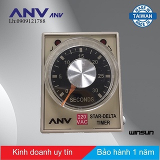 Timer khởi động sao tam giác ANV CRD-N 220VAC Winsun