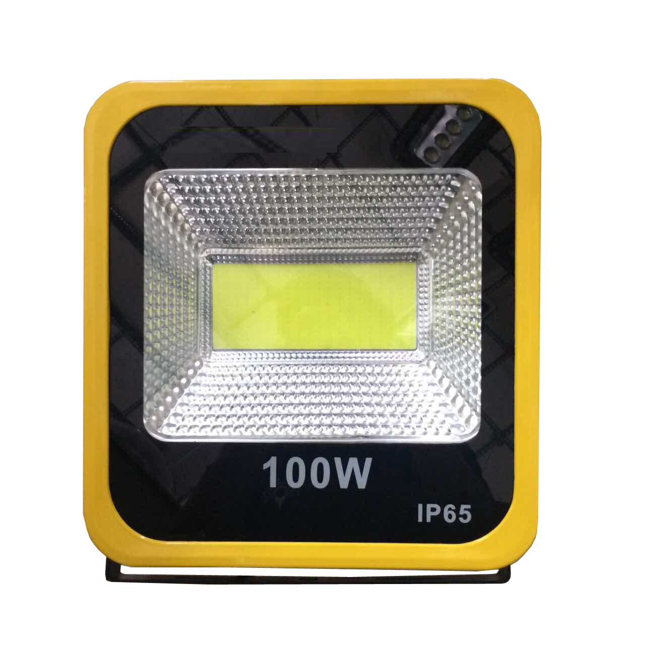 Đèn Pha Led Viền Vàng 100W