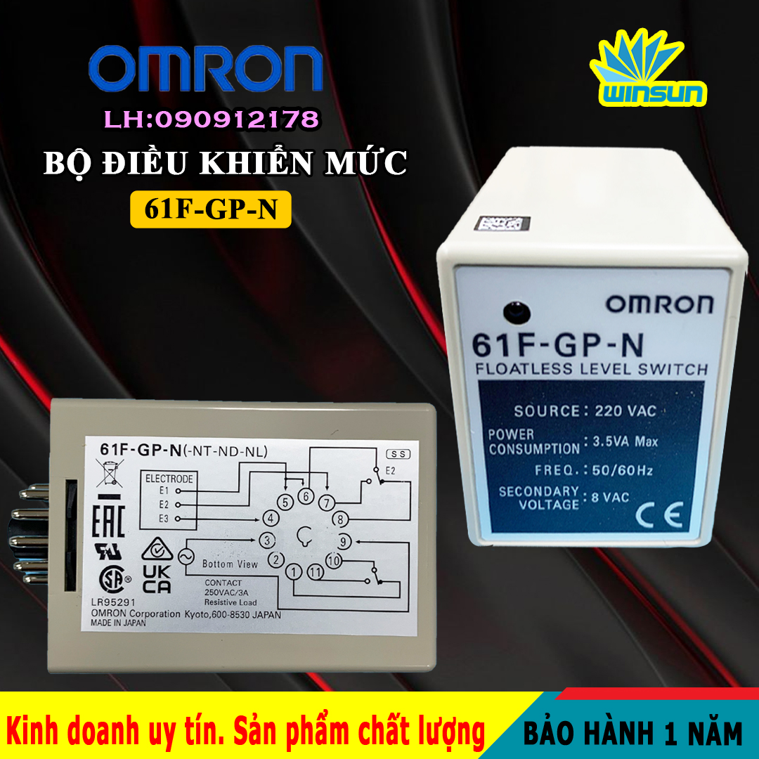 Omron Bộ điều khiển mực nước 61F-GP-N Winsun