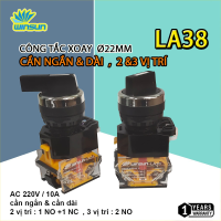 Công Tắc Xoay 2 Vị Trí, Xoay 3 Vị Trí Phi 22 LA-38. BH: 1 năm ( 1 đổi 1 )