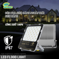Đèn pha siêu sáng ngoài trời 150W.200W siêu sáng chống nước IP67 đủ công suất. BH: 2 năm ( 1 đổi 1 )